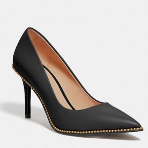 Coach heel size 7.  Never worn